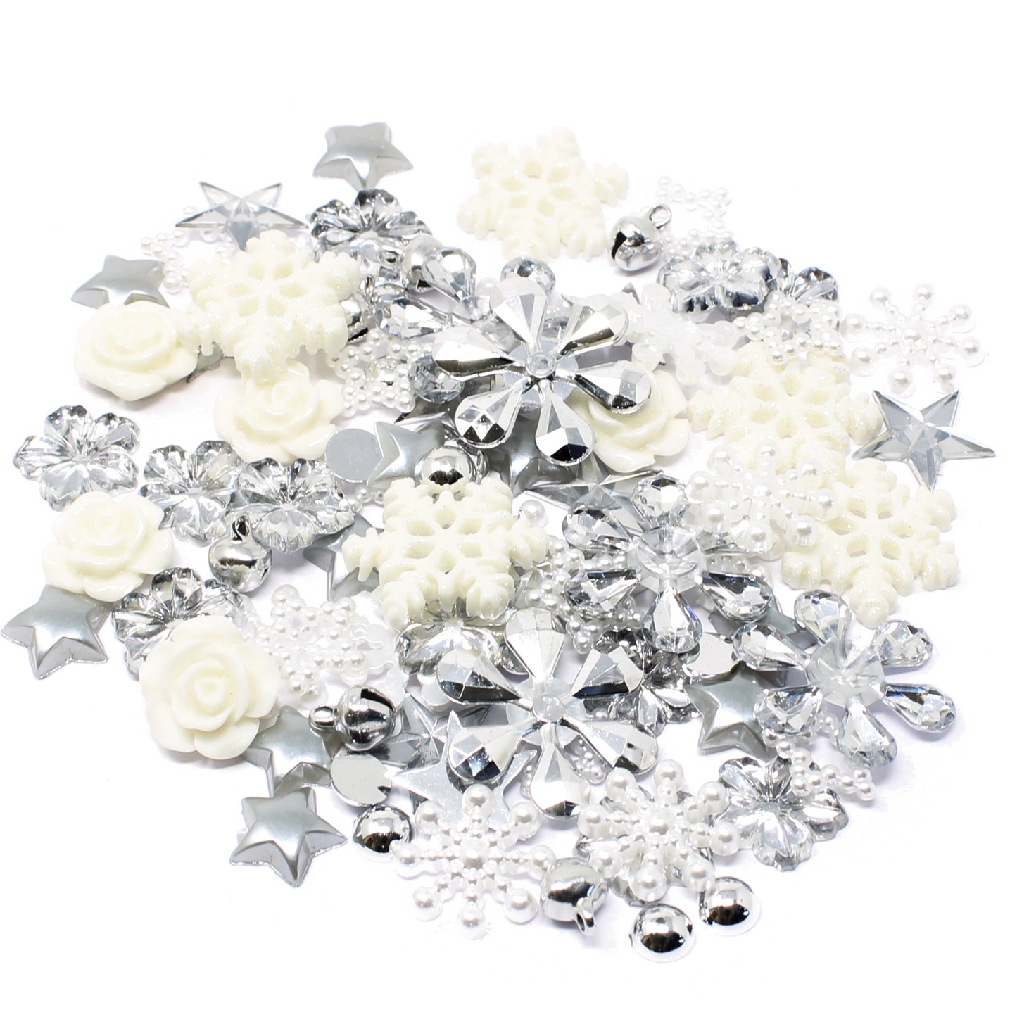 Winter 80 Mix Resin Craft Embellishment Flatbacks