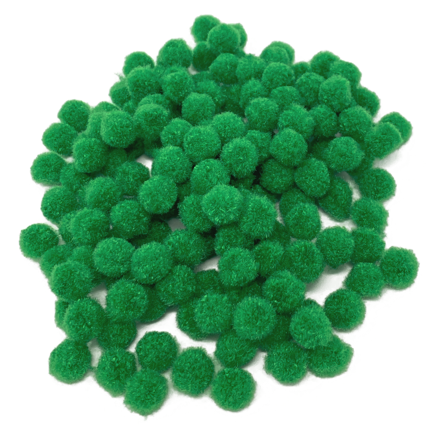 Dark Green 8mm Mini Pom Poms