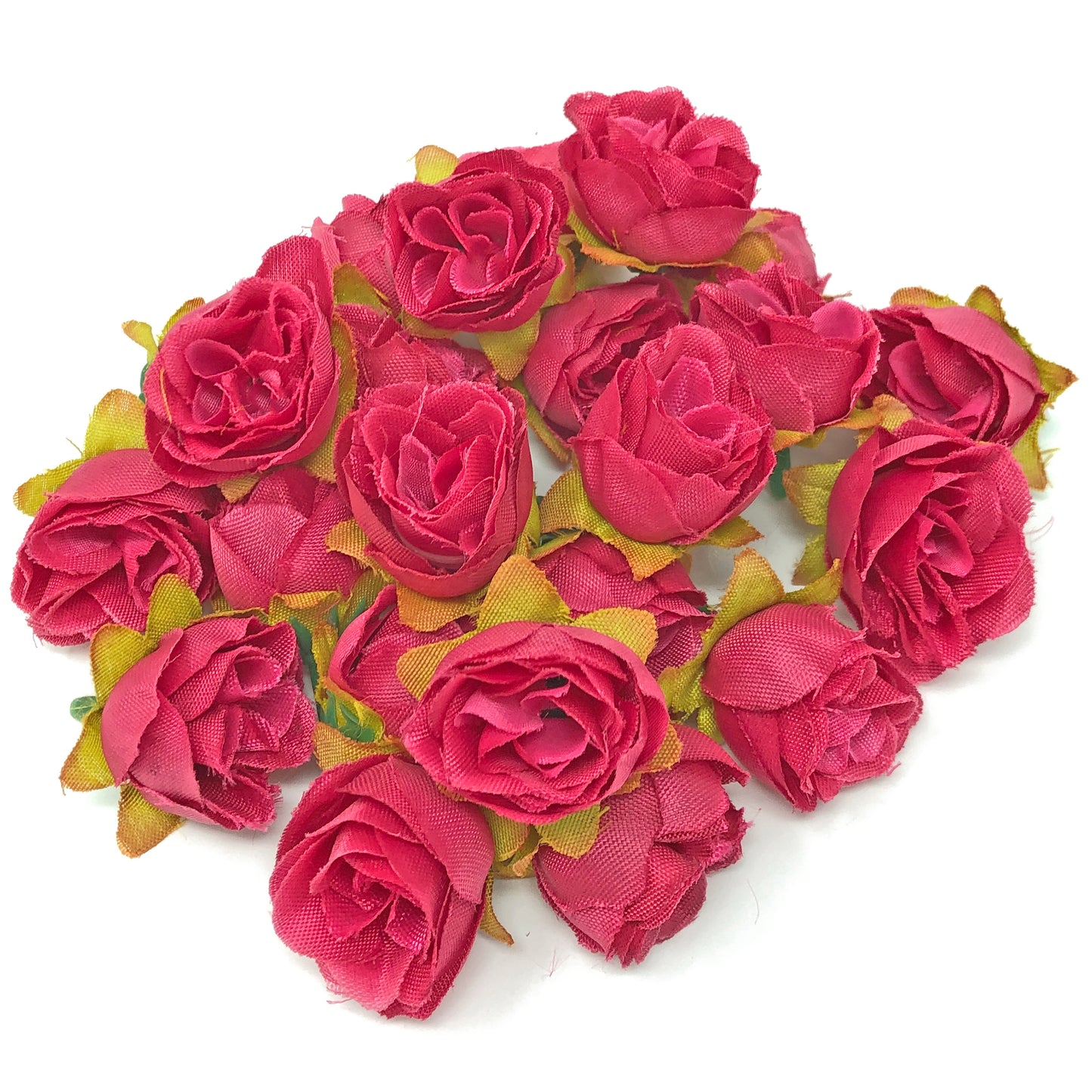 25mm Synthetic Rose Bud Flowers (Faux Silk) - Mini Rose Buds