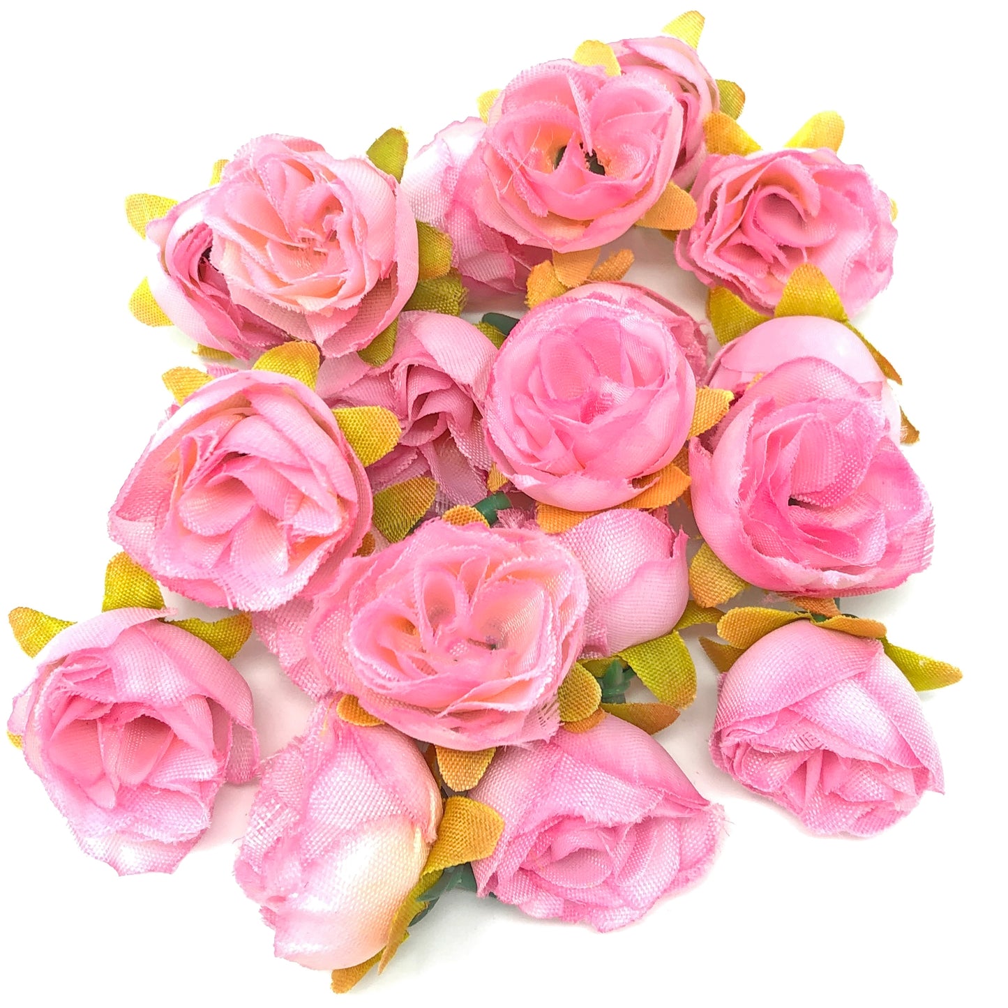 25mm Synthetic Rose Bud Flowers (Faux Silk) - Mini Rose Buds