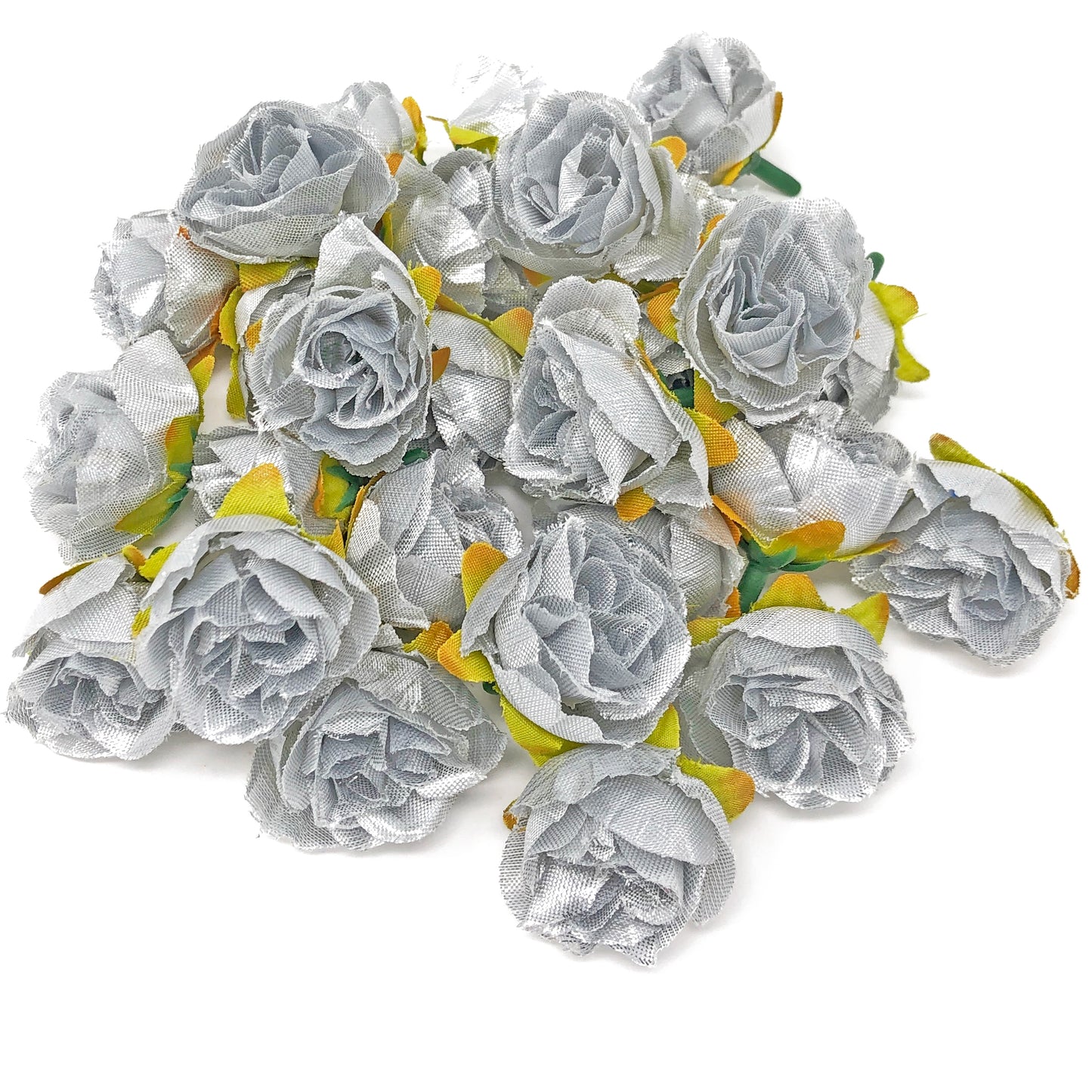 25mm Synthetic Rose Bud Flowers (Faux Silk) - Mini Rose Buds