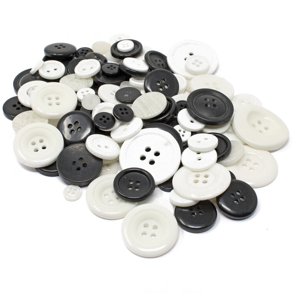 100g Bags Of Mix Acrylic & Resin Buttons