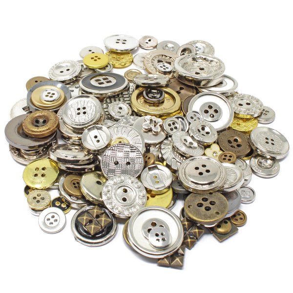 100g Bags Of Mix Acrylic & Resin Buttons