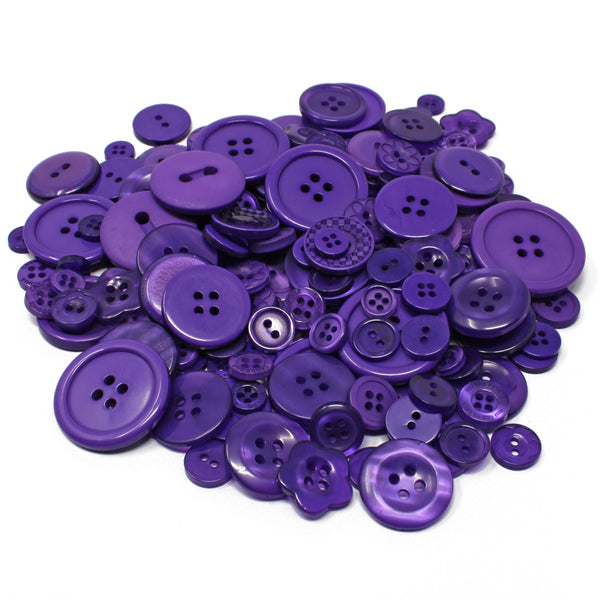 100g Bags Of Mix Acrylic & Resin Buttons