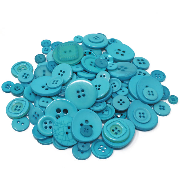 100g Bags Of Mix Acrylic & Resin Buttons