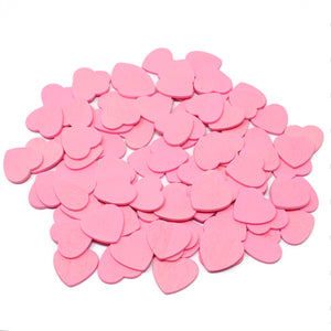18mm Wooden Craft Coloured Hearts