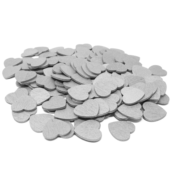 18mm Wooden Craft Coloured Hearts