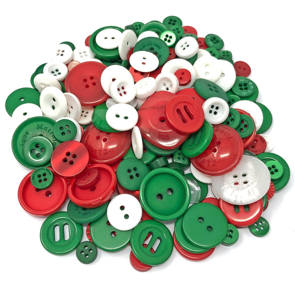 Christmas Mix Resins, Buttons and Flatbacks