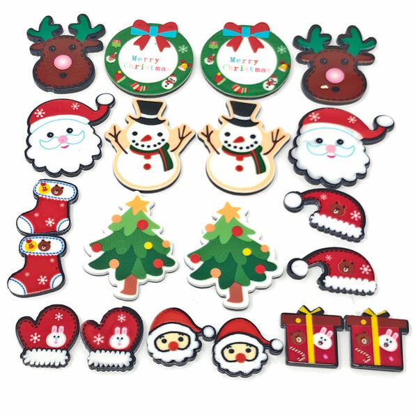 Christmas Mix Resins, Buttons and Flatbacks