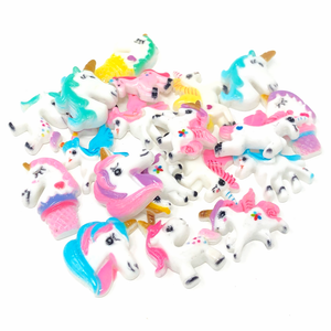20 Mix Unicorn Resin Flatbacks - 9 Styles