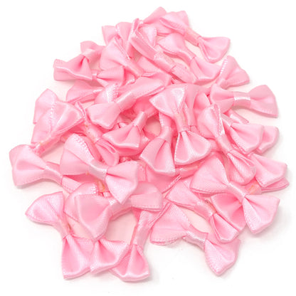 Light Pink 30mm Satin Ribbon Bows