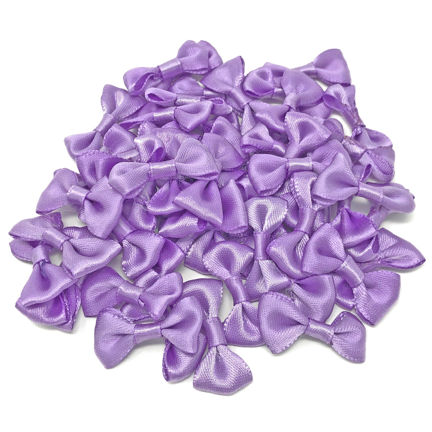 Lilac 30mm Satin Ribbon Bows