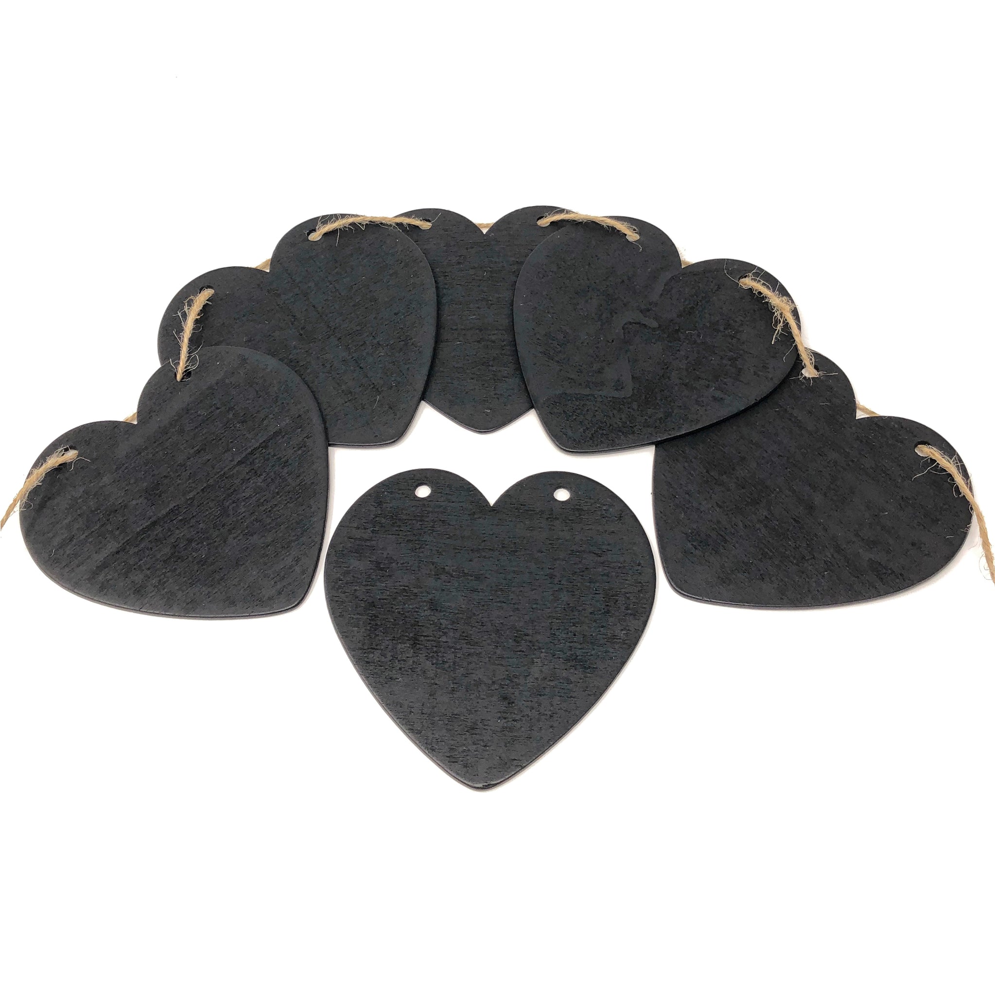Heart Shape Wooden Chalkboard Wedding Bunting