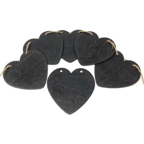 Heart Shape Wooden Chalkboard Wedding Bunting