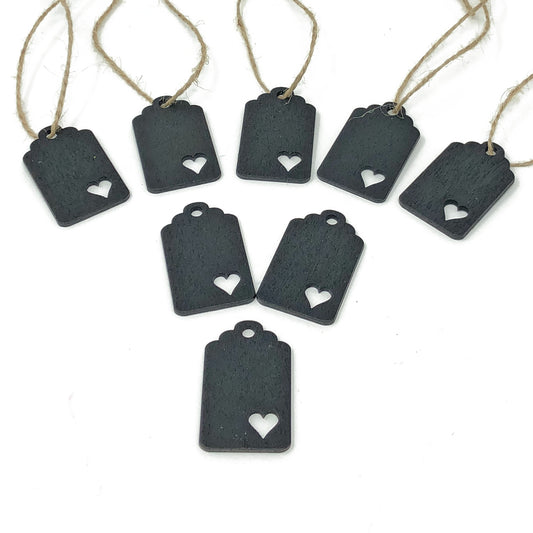 Mini Wooden Chalkboard Tags for Wedding Table Name Tags