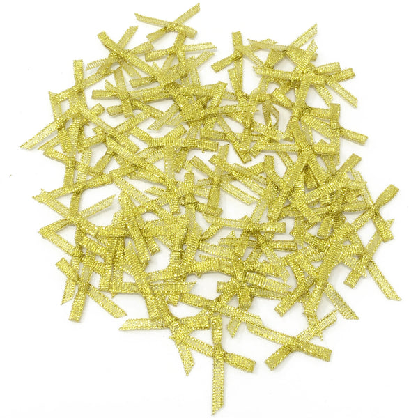3mm 30x20mm Christmas Ribbon Bows - Pack of 75