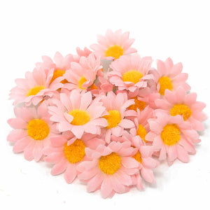 35mm Synthetic Daisy Flowers (Faux Silk) - Mini Daisy Heads