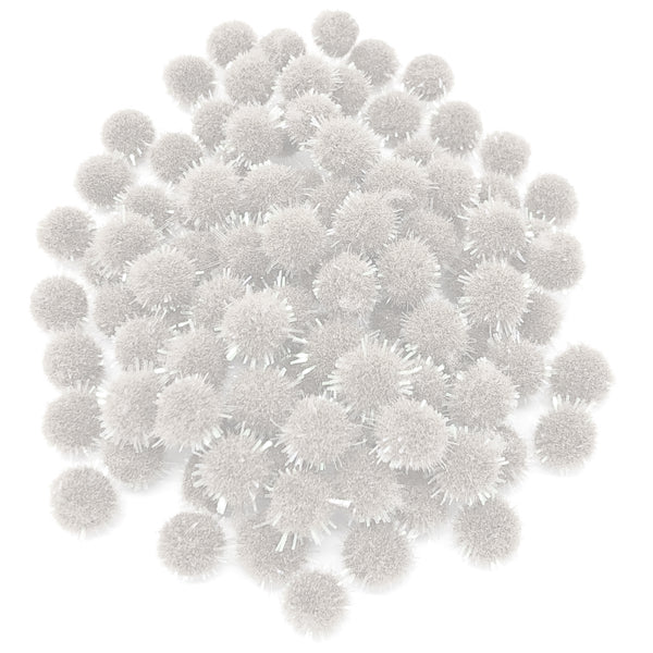 8mm Mini Glitter Pom Poms