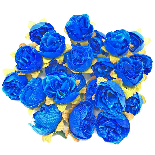 25mm Synthetic Rose Bud Flowers (Faux Silk) - Mini Rose Buds