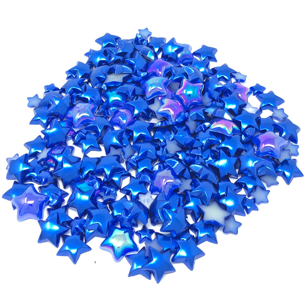 Mini Resin Mixed Size Star Half Pearls (Pack of 500 Approx)