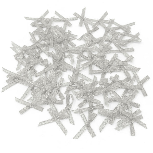 3mm 30x20mm Christmas Ribbon Bows - Pack of 75