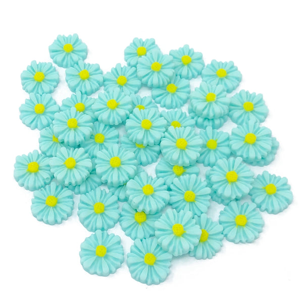 13mm Daisy Flatbacks - Pack of 45