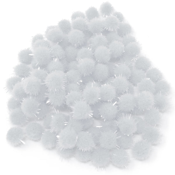 8mm Mini Glitter Pom Poms