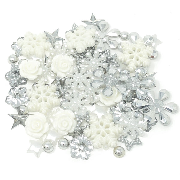 Christmas Mix Resins, Buttons and Flatbacks